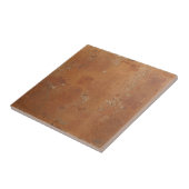 Carreau Terre cuite rouge simple rustique (Côté)