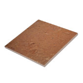 Carreau Terre cuite rouge simple rustique (Côté)