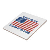 Carreau Terre du libre en raison du courageux (Côté)