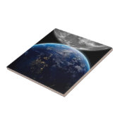 Carreau Terre et Lune de l'espace" (Côté)