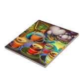 Carreau Terre lunaire des tasses de café (Côté)