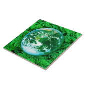 Carreau Terre verte - conscience écologique (Côté)