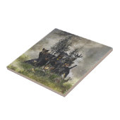 Carreau Terrier de chasse allemand (Jagdterrier) (Côté)