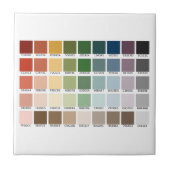 Carreau Test de couleur (Devant)