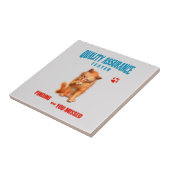 Carreau Testeur QA Humour de chat (Côté)