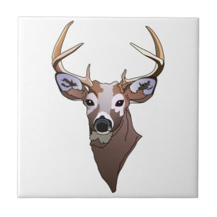 Carreau Tête de cerfs communs