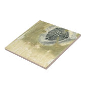 Carreau Tête de fleurs Abstraite de texture laquée (Côté)