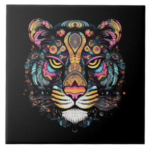 Carreau Tête de tigre