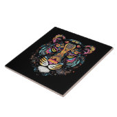 Carreau Tête de tigre  (Côté)