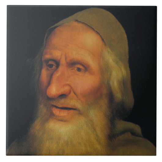 Carreau Tête d'un vieil homme (par Quentin Metsys) (Devant)