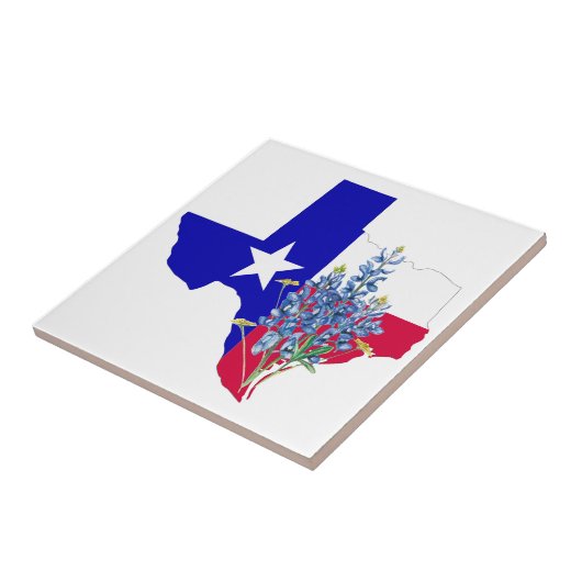 Carreau Texas et Bluebonnets (Côté)