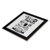 Carreau texte de la salle de bain amusant (Côté)