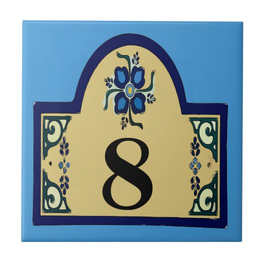 Carreau Texte de modification des numéros de maison (Devant)