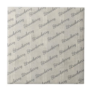 Carreau Texte de script élégant moderne dans un motif fumé