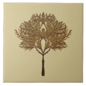 Carreau Textural Treasures of Winter on Ceramic Tile - D1 (Devant)