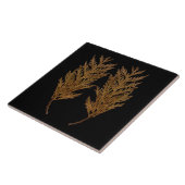 Carreau Textural Treasures of Winter on Ceramic Tile - D4 (Côté)