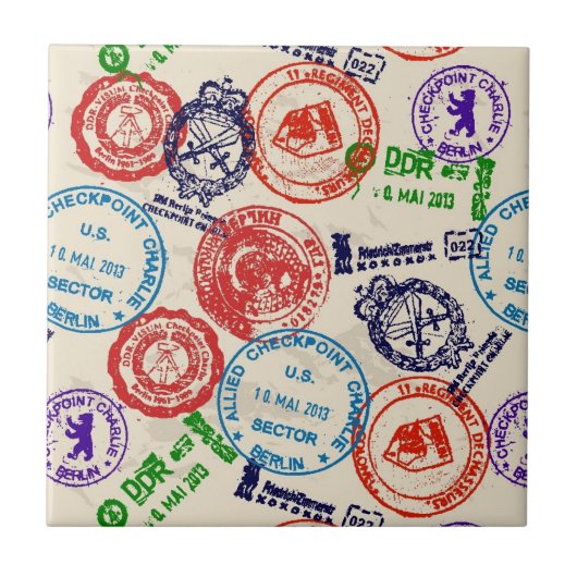 Carreau Texture avec de vrais timbres (Devant)