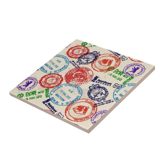 Carreau Texture avec de vrais timbres (Côté)