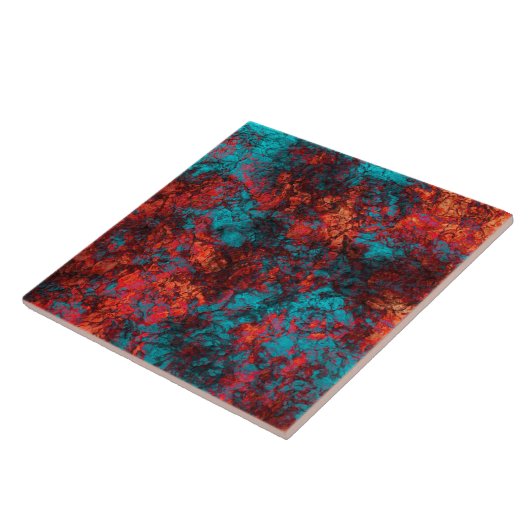 Carreau texture bleu foncé texturé en marbre de daim (Côté)