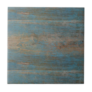 Carreau Texture bleue en bois de plage de Faux