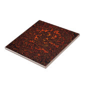 Carreau Texture brillante abstraite de lave (Côté)