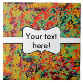 Carreau Texture colorée de trous (Devant)