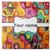 Carreau Texture colorée de trous (Devant)