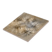 Carreau Texture d'art fractal moderne abstrait aux tons de (Côté)