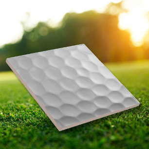 Carreau Texture de balle de golf blanche gaufree