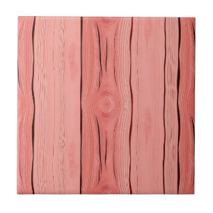 Carreau Texture de bois rustique de maison de ferme rose c