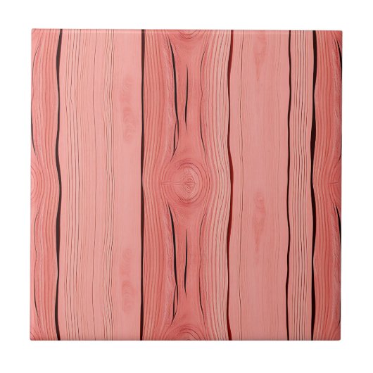 Carreau Texture de bois rustique de maison de ferme rose c (Devant)