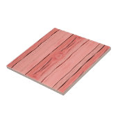 Carreau Texture de bois rustique de maison de ferme rose c (Côté)