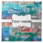 Carreau Texture de crayons (Devant)