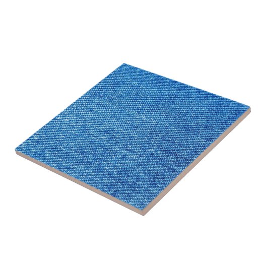 Carreau Texture de Denim bleu (Côté)