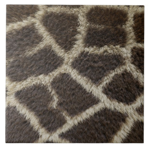 Carreau texture de fourrure de peau d'animal girafe sauvag