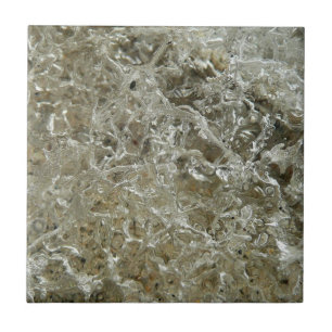 Carreau Texture de glace glaciaire abstraite de la nature