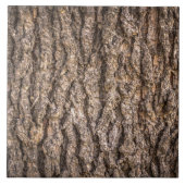 Carreau Texture de l'écorce d'arbre (Devant)