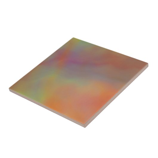 Carreau Texture de marbre rose et orange (Côté)