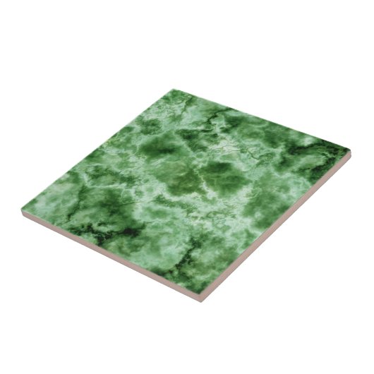 Carreau Texture de marbre vert (Côté)