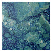 Carreau Texture de marbre vert Turquoise bleu (Devant)