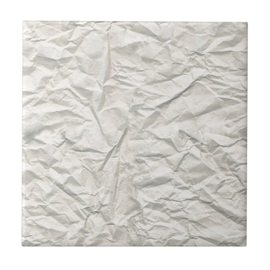 Carreau Texture de papier froissée par crème (Devant)