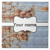 Carreau Texture de peinture d'épluchage (Devant)