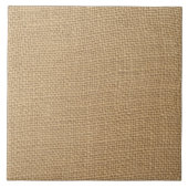 Carreau Texture de toile de jute (Devant)