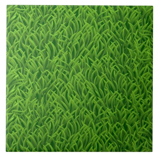Carreau Texture d'herbe verte (Devant)
