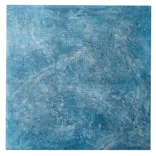 Carreau Texture d'océan bleu à l'aquarelle (Devant)