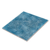 Carreau Texture d'océan bleu à l'aquarelle (Côté)