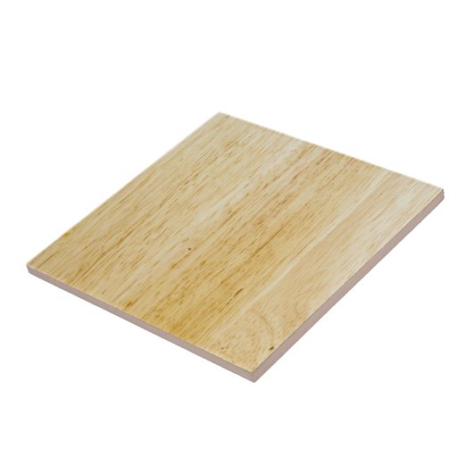 Carreau texture du bois Hevea (Côté)