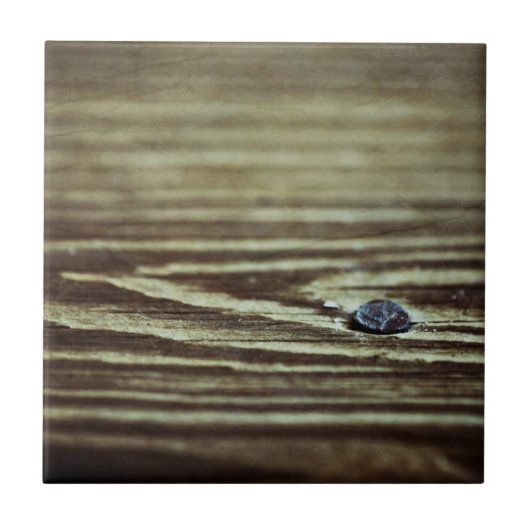 Carreau Texture du grain de bois par Shirley Taylor (Devant)