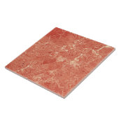 Carreau Texture du marbre rouge corallien (Côté)