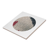 Carreau Texture du matériau de surface du lin de coton (Côté)